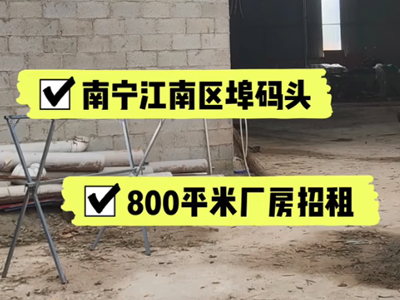 廣西南寧江南區(qū)有800平米普通倉(cāng)庫(kù)純租 (241播放)